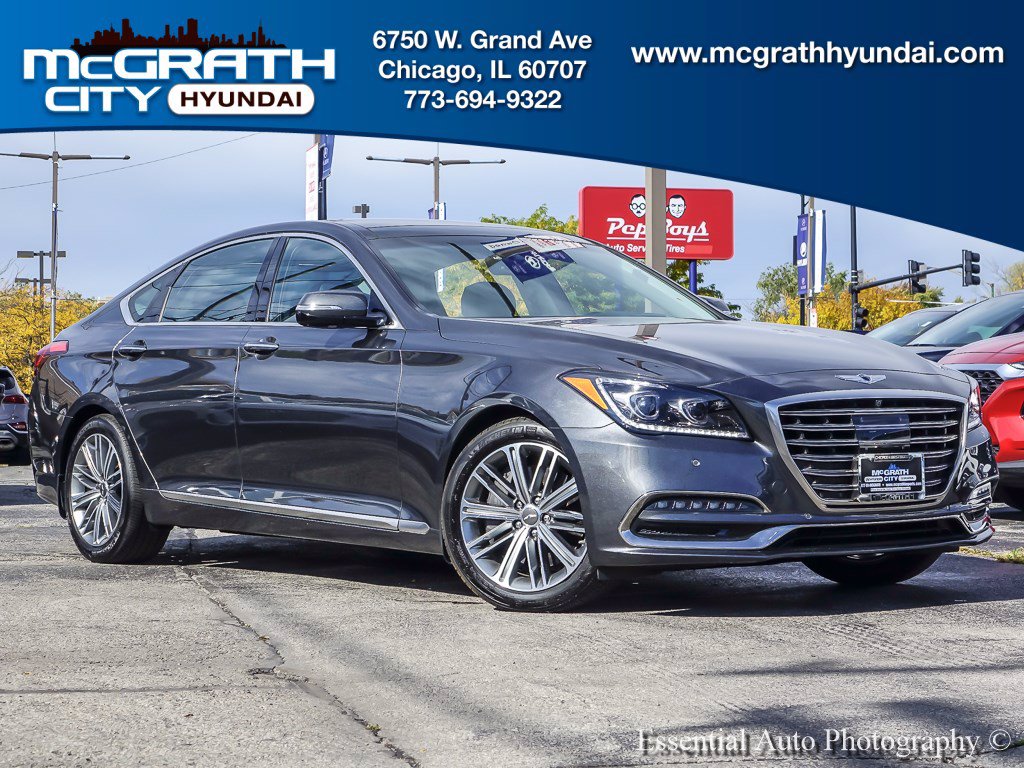 Certified Pre-Owned 2018 Genesis G80 3.8L 4dr Car in Chicago #YPJ7153 ...